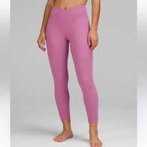 LULULEMON V Waist Align Leggings Size 12 in pink
